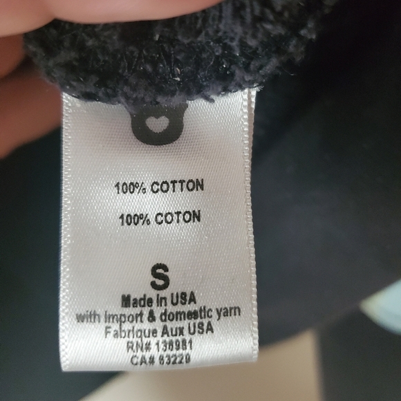 Spiritual Gangster Happy Spellout Sweater Size Small Colorful Arm Striping - Picture 7 of 12